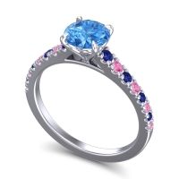 Cathedral Pave Java Ring