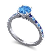 Cathedral Pave Java Ring