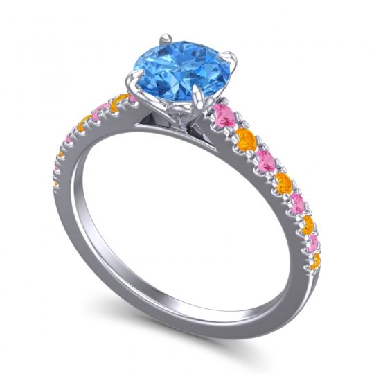 Cathedral Pave Java Ring