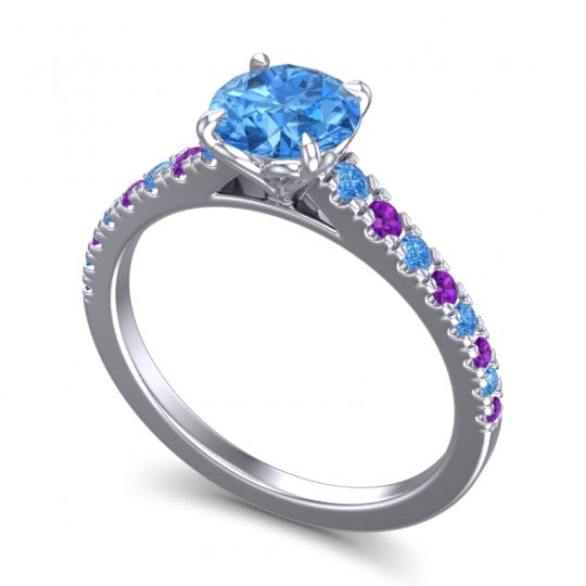 Cathedral Pave Java Ring