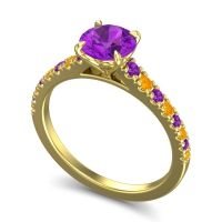 Cathedral Pave Java Ring