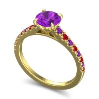 Cathedral Pave Java Ring