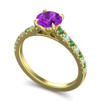 Cathedral Pave Java Ring