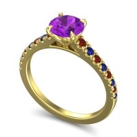 Cathedral Pave Java Ring