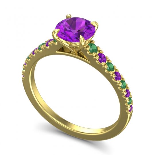 Cathedral Pave Java Ring