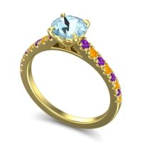 Cathedral Pave Java Ring