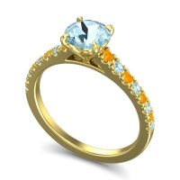 Cathedral Pave Java Ring