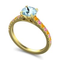 Cathedral Pave Java Ring