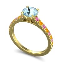 Cathedral Pave Java Ring