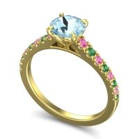 Cathedral Pave Java Ring
