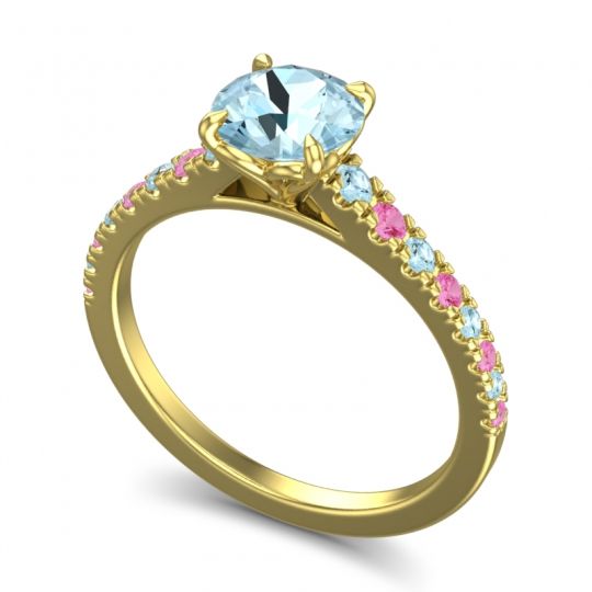 Cathedral Pave Java Ring