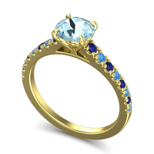 Cathedral Pave Java Ring