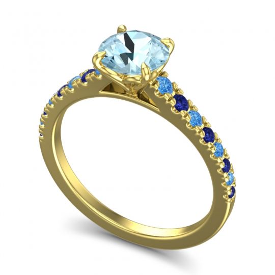 Cathedral Pave Java Ring