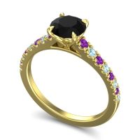 Cathedral Pave Java Ring