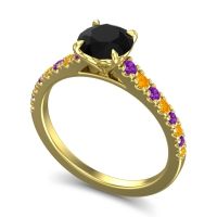 Cathedral Pave Java Ring