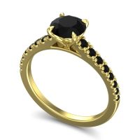 Cathedral Pave Java Ring