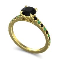 Cathedral Pave Java Ring