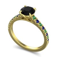 Cathedral Pave Java Ring