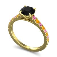 Cathedral Pave Java Ring