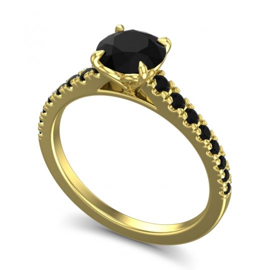 Cathedral Pave Java Ring