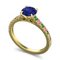 Cathedral Pave Java Ring
