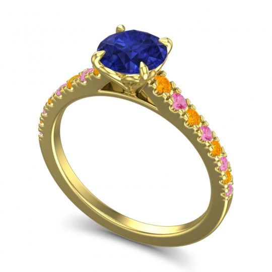 Cathedral Pave Java Ring