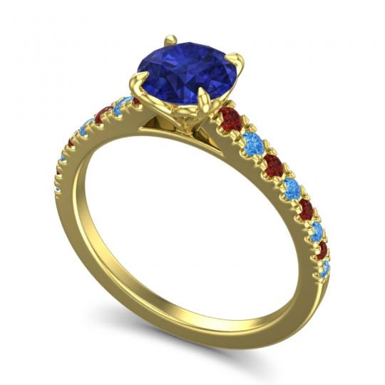 Cathedral Pave Java Ring