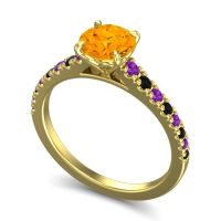 Cathedral Pave Java Ring