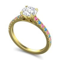 Cathedral Pave Java Ring