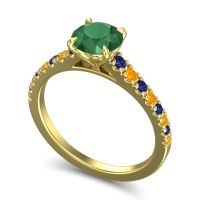 Cathedral Pave Java Ring