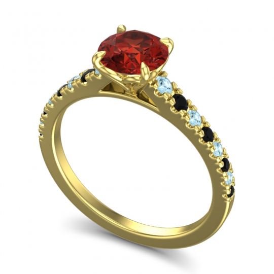 Cathedral Pave Java Ring