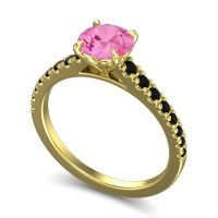 Cathedral Pave Java Ring