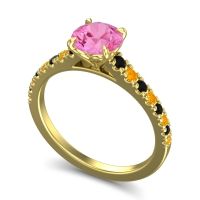 Cathedral Pave Java Ring
