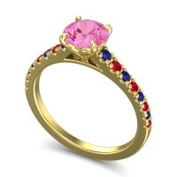 Cathedral Pave Java Ring