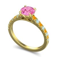 Cathedral Pave Java Ring