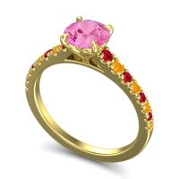 Cathedral Pave Java Ring