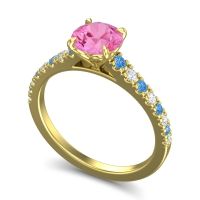 Cathedral Pave Java Ring