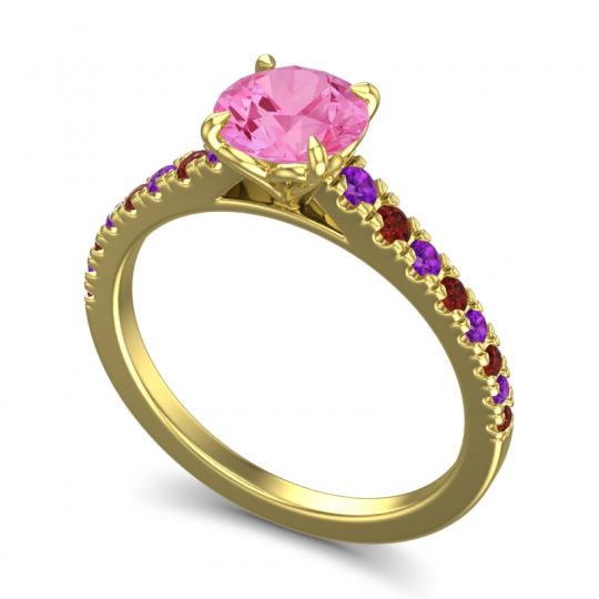 Cathedral Pave Java Ring