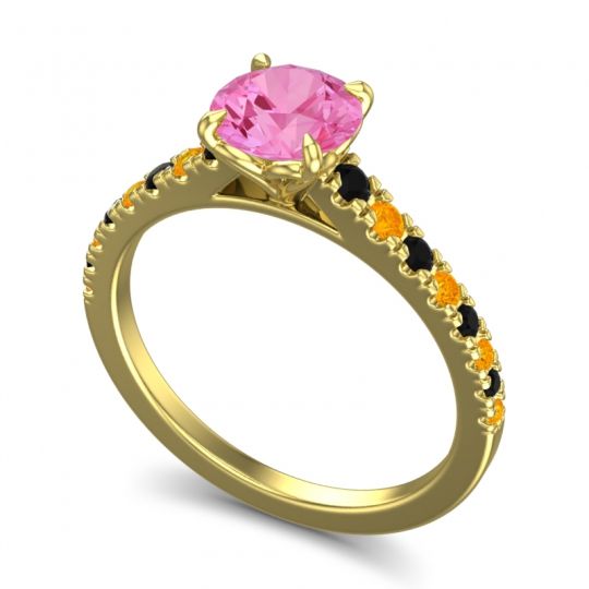 Cathedral Pave Java Ring