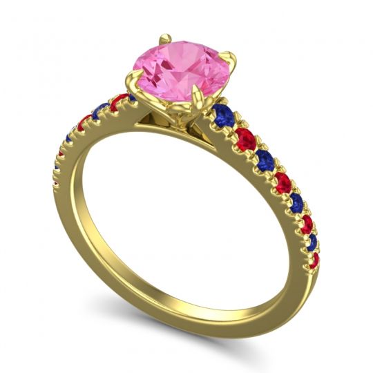 Cathedral Pave Java Ring