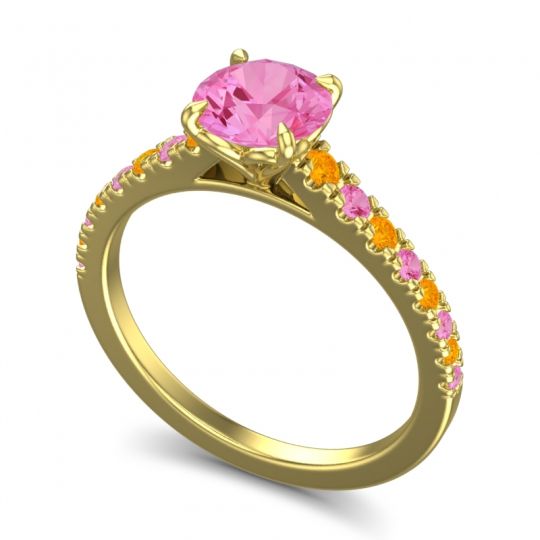 Cathedral Pave Java Ring