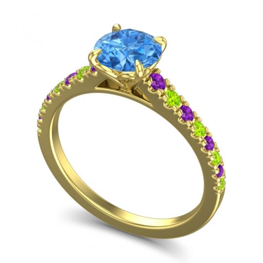 Cathedral Pave Java Ring