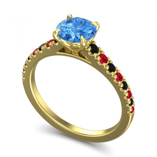 Cathedral Pave Java Ring