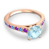 Cathedral Pave Java Ring