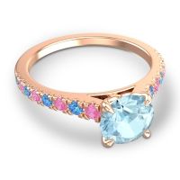 Cathedral Pave Java Ring