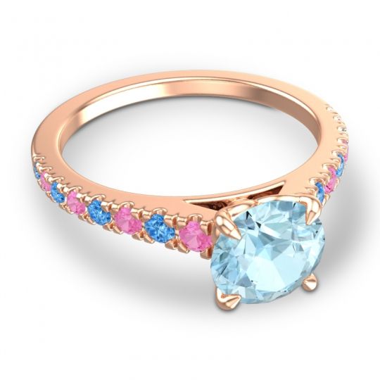 Cathedral Pave Java Ring