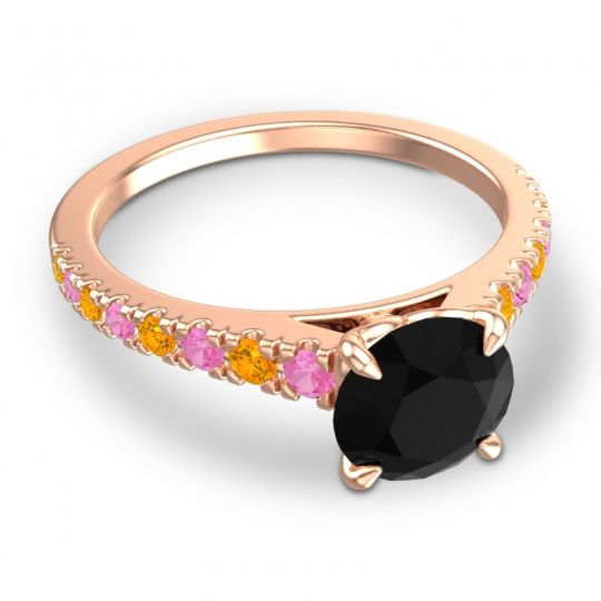 Cathedral Pave Java Ring