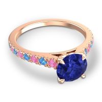 Cathedral Pave Java Ring