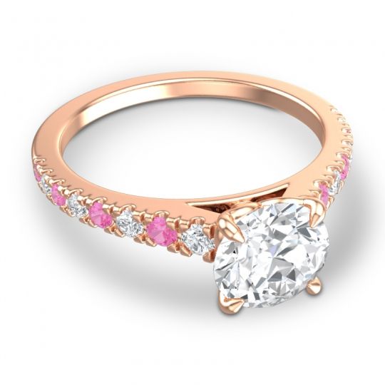 Cathedral Pave Java Ring