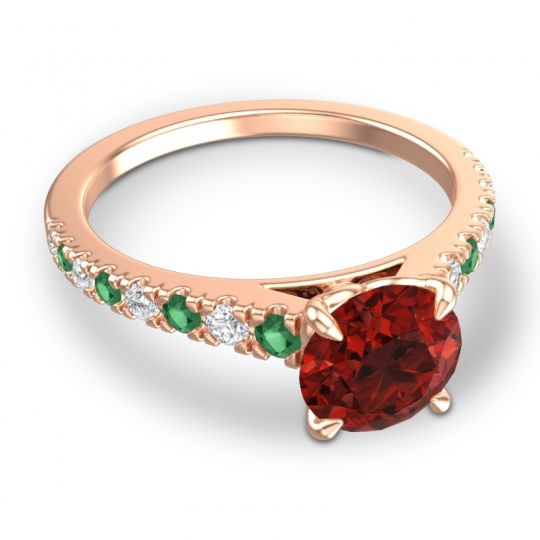 Cathedral Pave Java Ring